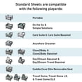 thumbnail image 5 of (2 pack) Graco Pack ‘n Play Playard Fitted Sheets, 2 pack, Gust, 5 of 6