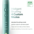thumbnail image 4 of AquaSonic Vibe Electric Toothbrush Set - ADA Accepted, Rechargeable, 4 Modes, Travel Case, 8 Brush Heads - Green Metallic, 4 of 7