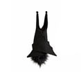 thumbnail image 2 of 12.6 Inch Upside Down Hanging Bat Halloween Decorations, Realistic Black Felt Bat Ornaments, Spooky Indoor Outdoor Decor Supplies for Indoor Outdoor House Yard Halloween Party, 2 of 7