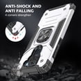 thumbnail image 2 of Funda de teléfono para Redmi Note 9 Pro/Note 9S de Uso Rudo Shock color + Mica de Cristal, 2 of 5