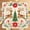 Color 2, variant on Mahjong Mat 31.5" x 31.5" Christmas Themed Decorative Red Green Border Golden Bells Gifts Non-Slip Noise Reduction American Mahjong Tiles Table Cover for Dominoes Poker Card Board Games Gift