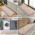 thumbnail image 6 of Beige Cow Checker Pattern Kitchen Rug Mat,Kitchen Runner Rugs Non Skid Washable,Decorative Kitchen Floor Mats for Kitchen,Sink,Laundry,17"x47.2", 6 of 7