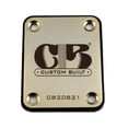 thumbnail image 4 of "Custom Built" Engraved Guitar Neck Plate - Standard 4 Bolt Style - Silver, Gold or Black, 4 of 4