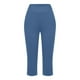 thumbnail image 4 of MKLEKYY Leggins push up mujer Pantalones tres cuartos casuales cómodos para uso diario para verano Opciones de fácil cuidado y estilo para atuendos versátiles, 4 of 4