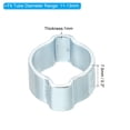 thumbnail image 2 of Uxcell 30 Pack 11-13mm Double Ear Hose Clamp, Galvanized Steel Crimp Rings, 2 of 6