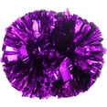 thumbnail image 1 of LAICAIW 2 Pcs Pompons Violets Cheerleading avec Poignée Baton pour Filles Esprit d'Équipe Sports Danse Cheering, 1 of 6