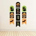 thumbnail image 3 of Big Dot of Happiness Jack-O'-Lantern Halloween - Hanging Vertical Paper Door Banners - Kids Halloween Party Wall Decoration Kit - Indoor Door Decor, 3 of 7