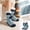 Blue, variant on Voska Winter Warm Thick Fleece Lined Non Slip Floor Socks Adult Cozy Home Slipper Socks with Grippers Indoor Anti Skid Socks for Men Women Blue One Size