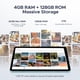 thumbnail image 4 of DOOGEE Tab A9 Pro Tablet de 10 pulgadas, Android 15 Tablet de 20 GB + 128 GB/2 TB Expand, tabletas de juegos de cuatro núcleos, batería de 6580 mAh, visualización táctil IPS HD de 1280 x 800, WiFi 5G, 4 of 5