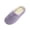 Purple, variant on Sweetsmile Men Women Home Anti-Slip Soft Sole Shoes Cotton House Indoor Slippers Winter Warm Short Plush Slippers