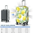 thumbnail image 3 of Travel Luggage Cover Lemons Yellow Green Spring Summer Fall Suitcase Protector Washable Baggage Covers S(for 18-21 inch luggage), 3 of 6