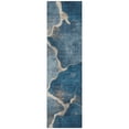 thumbnail image 2 of Addison Rugs Chantille Indoor/Outdoor Transitional Abstract Navy Machine Washable Runner Rug, 2'3" x 7'6", 2 of 7