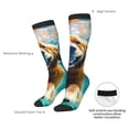 thumbnail image 4 of Sikiie Dog Underwater Adventure Knee Socks, High Socks Long Stretchy Sock Women Knee High Stocking, Long Socks for Women, 4 of 6