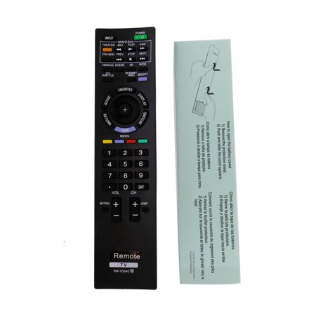 RM-YD040 Remote for Sony TV KDL-55HX855 KDL-22BX320 KDL40HX800 KDL46HX800