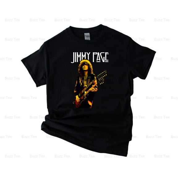 Jimmy Page The Guitarist Music Legend Fan Gift New Unisex T-Shirt, up to 5XL