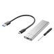 thumbnail image 4 of USB 3.1 Type-C M.2 NVMe SSD Caja de aleación de aluminio M-Key PCI-E Mobile Case Box, 4 of 7