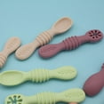 thumbnail image 6 of Travelwant 2Pcs/Set Baby Silicone Soft Spoons| Training Feeding for Kids Toddlers Children and Infants| BPA Free Great Gift Set |Gum-Friendly First Stage, 6 of 7