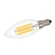 thumbnail image 4 of Bombilla de filamenti E14 Lámpara 2W / 4W / 6W Decoración de de Barra A-Blanco cálido 6W jinwen Bombilla de luz de vela de filamento LED, 4 of 8