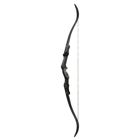 JUNXING F261 Pharos 2 ILF Recurve Bow for Hunting 30-60 lbs Hunting Bow Archery Takedown Bow @17H 19H 21H Black