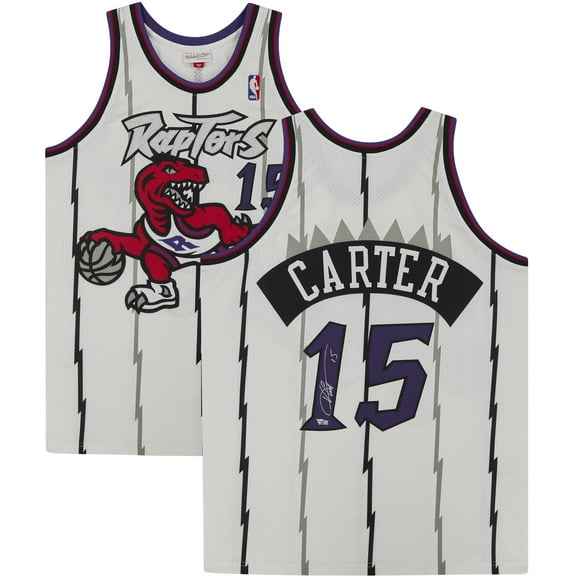 Vince Carter Toronto Raptors Autographed White 1998 Mitchell & Ness Authentic Jersey - Fanatics Authentic Certified