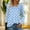 Light Blue, variant on HOMBOM Womens Fall T-Shirts Black Tunic Tops Long Sleeve Tops Relaxed Fit for Ladies Polka Dot