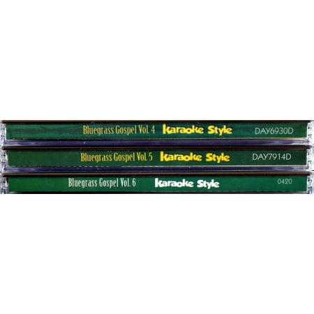 Bluegrass Gospel Karaoke Volumes 4, 5 & 6 CD Set