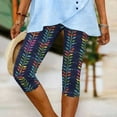 thumbnail image 7 of Haivin Women's Printed Denim Yoga Pants, Fitted Casual Leggings for Fitness and Daily Wear, 7 of 7