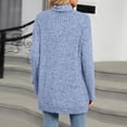 thumbnail image 7 of Sweaters For Women Long Sleeve Shirts Crew Neck Sweatshirt Lightweight Casual Tunic Tops Pullovers Women Mens Colla Hoodie Sweatshirts for Men Retro Women's Sweaters for Work Sweaters for Grandma Mens, 7 of 7