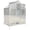 Silver, variant on 6.3x4.2x7 ft Polycarbonate Greenhouse, Heavy Duty Aluminum Walk-in Greenhouse Kit with Rain Gutter and Vent for Backyard Garden, Silver