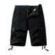 thumbnail image 1 of pstuiky Pantalones cortos para hombre, Pantalones cortos cargo de talla grande para hombre, con múltiples bolsillos, holgados, para playa y verano Pantalones cortos deportivos para hombre, 1 of 3