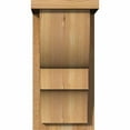 thumbnail image 2 of 8"W x 8"D x 16"H Ridgewood Rough Sawn Corbel w/Backplate, Western Red Cedar, 2 of 9
