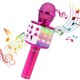 thumbnail image 1 of Micrófono inalámbrico Bluetooth para karaoke, micrófono para niños y adultos, cambiador de voz de 5 piezas, 1 of 3