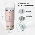thumbnail image 3 of 30 Oz Bridesmaid Tumbler with Handle and Straw, Stainless Steel Bridesmaid Cups for Wedding Champagne Flute Bachelorette Party Gifts for Bridesmaids, 3 of 6