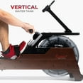 thumbnail image 3 of Sunny Health & Fitness Rameur Elite avec Résistance Élevée et Réservoir Vertical, Application Exclusive SunnyFit Bluetooth, 3 of 6