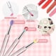 thumbnail image 2 of BR Juego de brochas de silicona para labios, 6 unidades, aplicadores de bálsamo labial reutilizables, perfectos para lápiz labial, sombra de ojos y mascarilla labial, 2 of 5