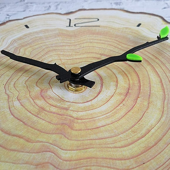 Rustic Wooden Wall Clock Vintage Clock Round Wooden Clock for Living Room