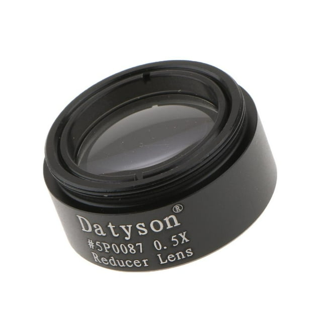1 Pieza Pulgadas Telescopio Ocular 0.5x Reductor 0.6 Universal - de Metal, Negro