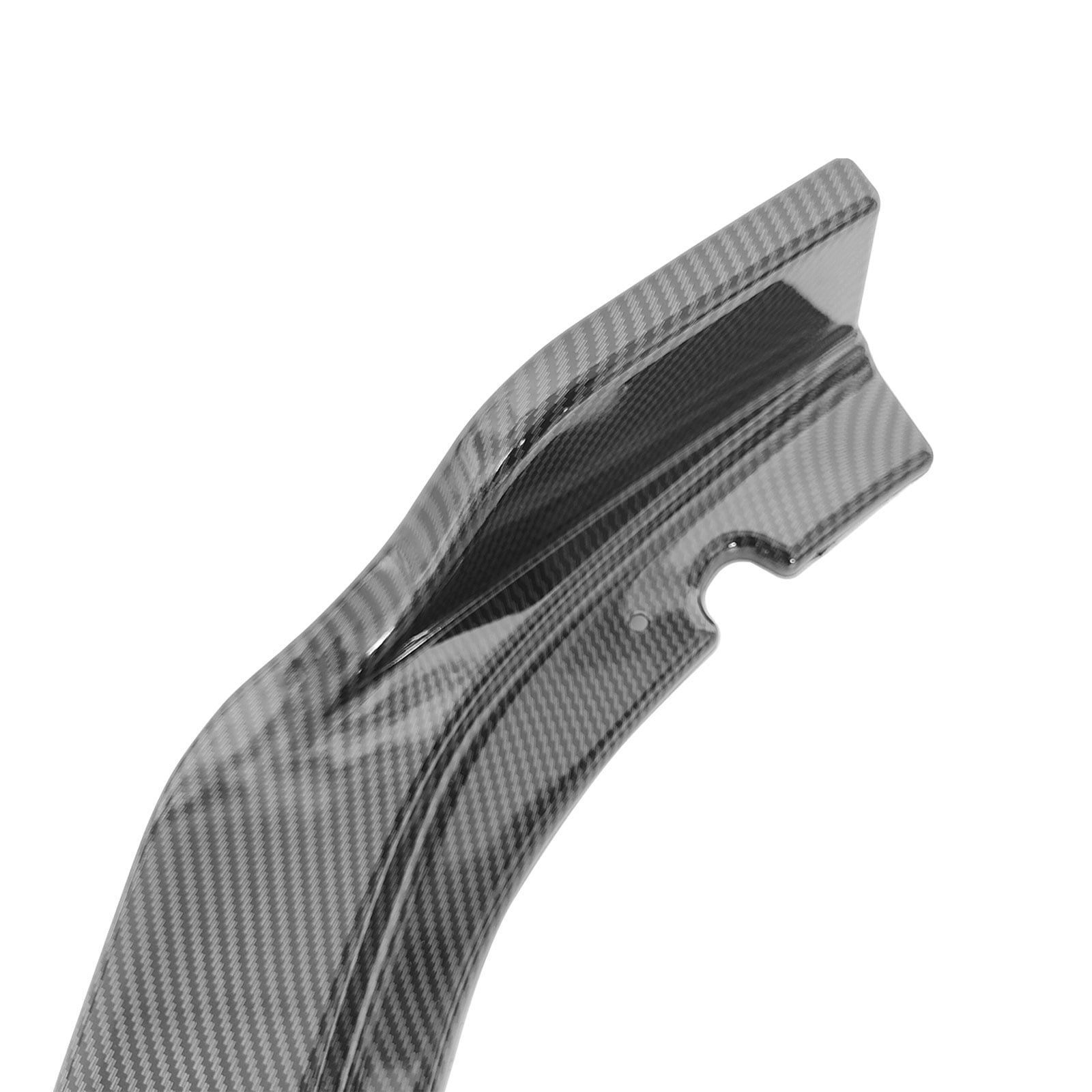 Ikon Motorsports Front Bumper Lip Compatible With 2018-2021 Honda Accord, Carbon Fiber Print PP Polypropylene IKON Style Front Lower Chin Lip Splitter Protector 3PCS