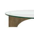 thumbnail image 2 of Magnussen Home Lainey Almond Demilune Sofa Table, 2 of 7
