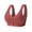 Burgundy, variant on Odeerbi Nursing Bras for Women Breastfeeding Wireless Bras Lactation Vest Back Adjustment Yoga Running Bra Burgundy