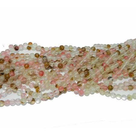- 6mm Fire Cherry Quartz Manmade Gemstone, Loose Beads, Round, Loose Beads, 15 inch Loose Strand