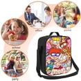 thumbnail image 5 of Rugrats Insulated Lunch Bags Bento Bag Zipper Portable Lunch-Box Shoulder Bag With Adjustable Shoulder Strap, 5 of 9