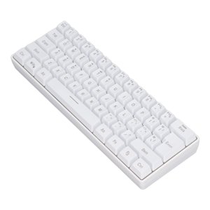 Clavier mécanique sans fil, 3 Mode clavier Silent 61 Clés 2.4G BT Fils RGB Clavier rétroéclairage, 2000mAh Clavier de jeu mécanique pour tablette de téléphone portable