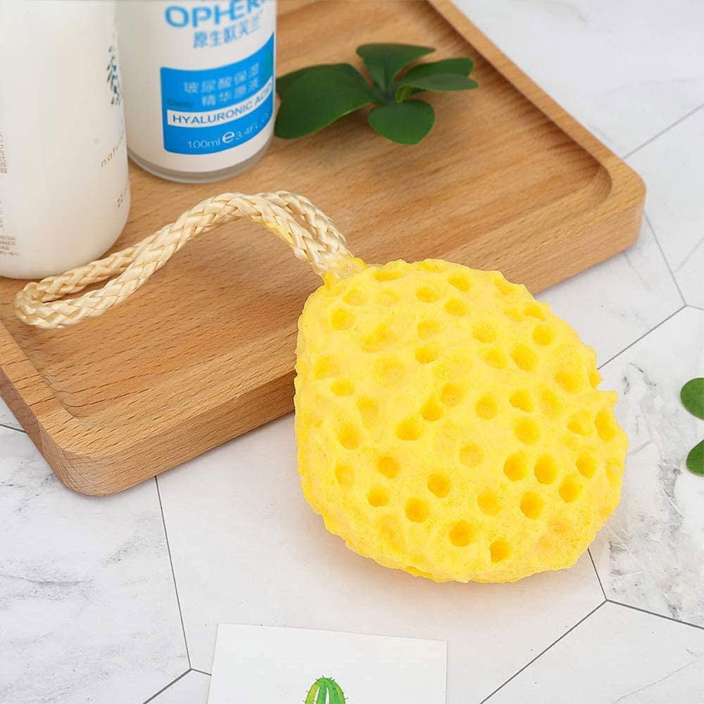 Pack of 3 Exfoliating Foam Sea Sponge Natural Feel Soft Bath Sponge Body Shower Sponges for