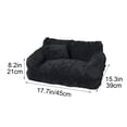 thumbnail image 2 of Pet Bed Washable Cushion, Cozy Elevated Sofa for Cats Small Dogs, Soft Cotton Cover Removable, Non Slip Base Indoor Living Room Bedroom Balcony Use, 2 of 6