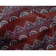 thumbnail image 4 of oneOone Silk Tabby Fabric Leaves & Floral Block Print Fabric BTY 42 Inch Wide, 4 of 4