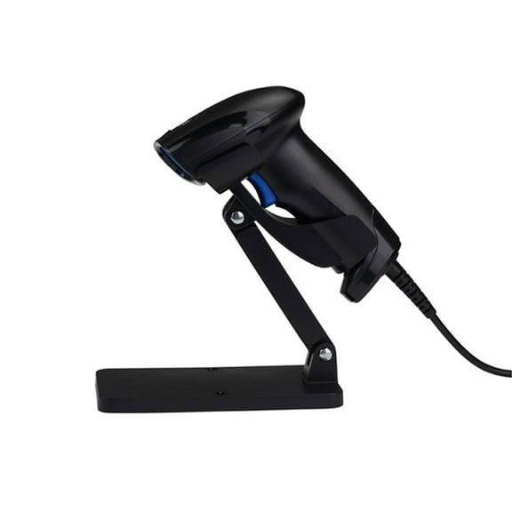LEDMOMO Practical Barcode Scanner Stand for Handheld in Black for Supermarkets