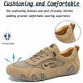 thumbnail image 2 of Men's Casual Outdoor Sneakers Breathable Comfort Waterproof for Hiking Mesh Non-Slip Summer Lightweight Classic Shoes Brown 9 US, 2 of 7