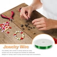 thumbnail image 4 of Uxcell Alambre de Joyería de 82 pies, 32 Calibres, Alambre de Latón para Manualidades de Joyería, Verde, 4 of 6