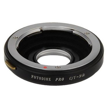 Fotodiox Lens Mount Adapter-Contax/Yashica (also known as C/Y CY) Lens to Nikon Adapter, for Nikon D1, D1H, D1X, D2H, D2X, D2Hs, D2Xs, D3, D3X, D3s, D4, D100, D200, D300, D300S, D700, D800, D800E, D40